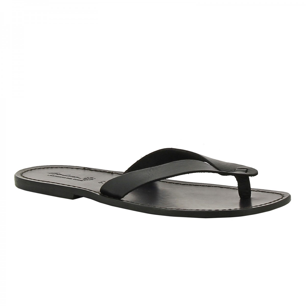 Aggregate 152+ black leather toe post sandals latest - vietkidsiq.edu.vn