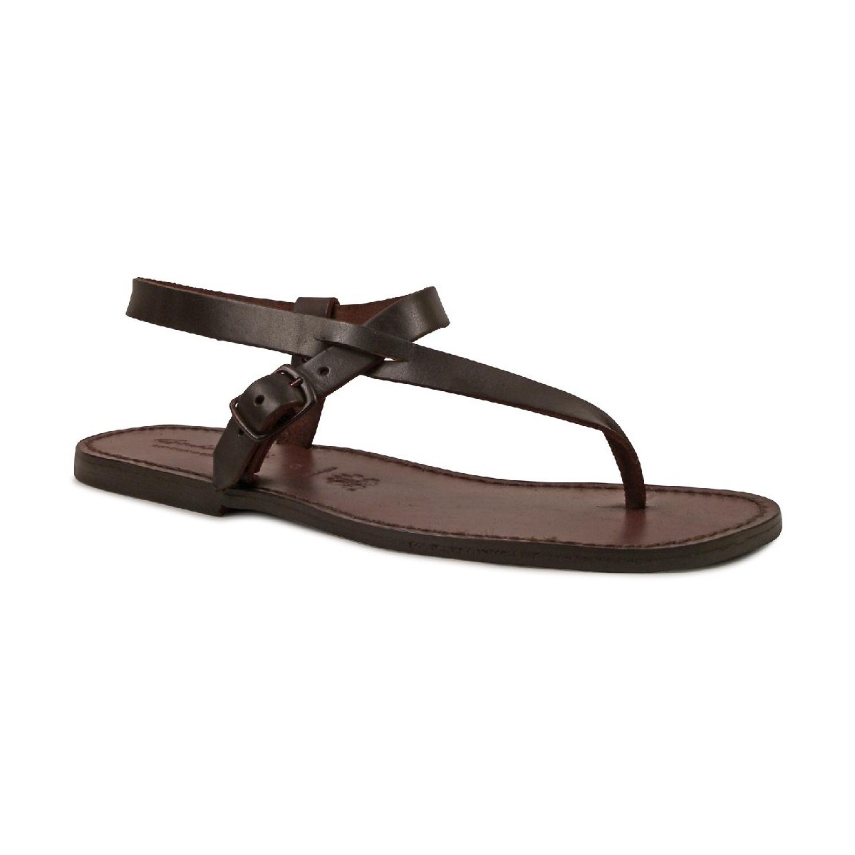 Leather thong sandals - Woman