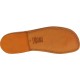 Handmade men's tan leather thong sandals