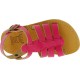 Attica Persephone Sandali gladiatore da bambino in pelle nubuck marrone chiusura con fibbia