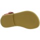 Attica Persephone Sandali gladiatore da bambino in pelle nubuck marrone chiusura con fibbia