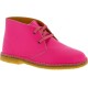 Bottines enfant en cuir fuchsia fait main en Italie