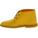 Chukka boots da bambino in pelle gialla fatte a mano in Italia