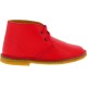 Bottines enfant en cuir fuchsia fait main en Italie