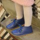 Bottines enfant en cuir fuchsia fait main en Italie