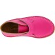 Bottines enfant en cuir fuchsia fait main en Italie