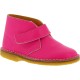 Bottines enfant en cuir fuchsia fait main en Italie