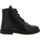 Men's black leather ankle boots handmade in Italy