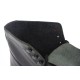 Men's black leather ankle boots with winter lining