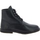 Bottines homme en cuir noir artisanales avec doublure d'hiver