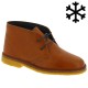 Desert Lederboots Damen Braun mit Winterfutter