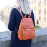 Sac à dos femme en cuir de vachette 100% fait en Italie